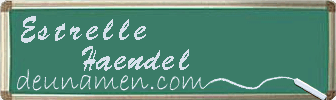 Estrelle Haendel Visitenkarte